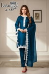 Luxuria Trendz 1577 Satin Kurti With Bottom Dupatta Wholesale Market In Surat
